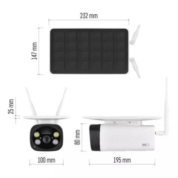 Chytrá venkovní IP kamera GoSmart 3,5W/5V 8800 mAh IP55