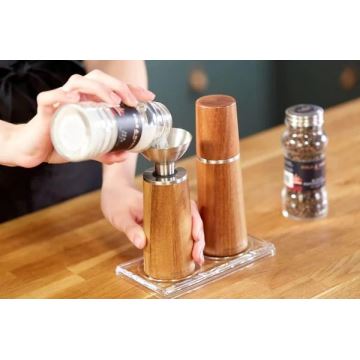 Cole&Mason - Sada mlýnků na sůl a pepř MARLOW akácie 2 ks 18,5 cm