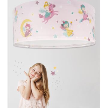 Dalber 42496 - Dětské stropní svítidlo FAIRY DREAMS 2xE27/15W/230V