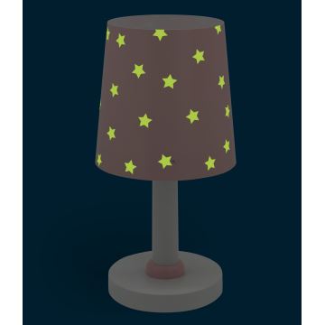 Dalber 82211S - Dětská lampička STAR LIGHT 1xE14/40W/230V růžová