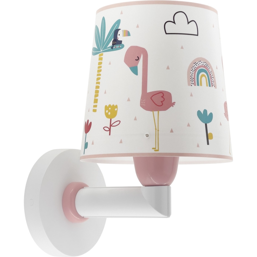 Dalber 82469 - Dětské nástěnné svítidlo FLAMINGO 1xE27/15W/230V