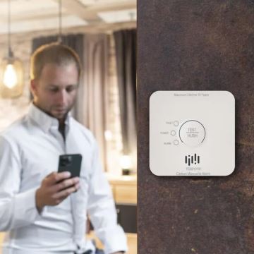 Detektor oxidu uhelnatého GoSmart 2xAA Wi-Fi Tuya