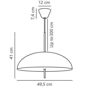 DFTP by Nordlux - Lustr na lanku VERSALE 2xE27/15W/230V bílá