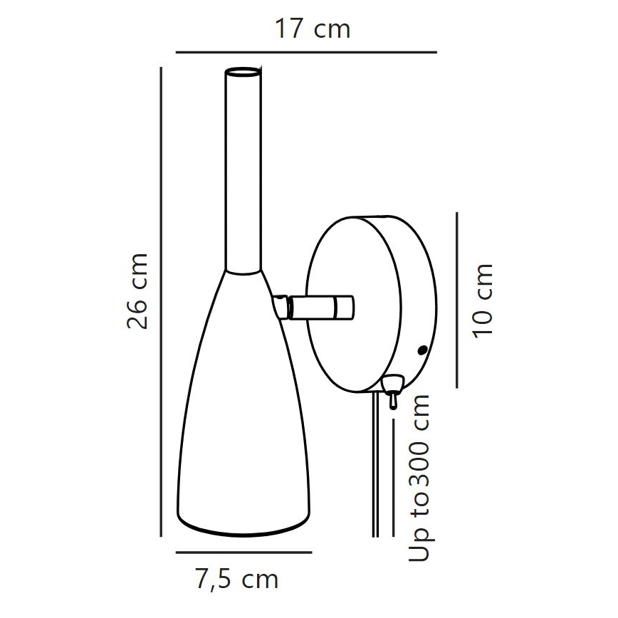 DFTP by Nordlux - Nástěnné bodové svítidlo PURE 1xGU10/8W/230V bílá