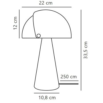 DFTP by Nordlux - Stolní lampa ALIGN 1xE27/25W/230V béžová