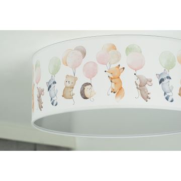 Duolla - LED Dětské stropní svítidlo CORTINA LED/26W/230V pr. 40 cm