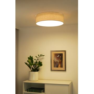 Duolla - LED Stropní svítidlo CORTINA LED/26W/230V pr. 30 cm 4000K krémová