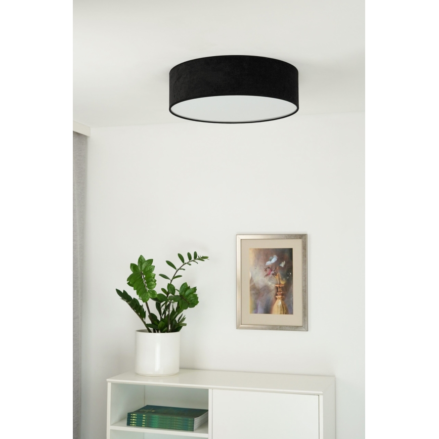 Duolla - LED Stropní svítidlo CORTINA LED/26W/230V pr. 45 cm černá