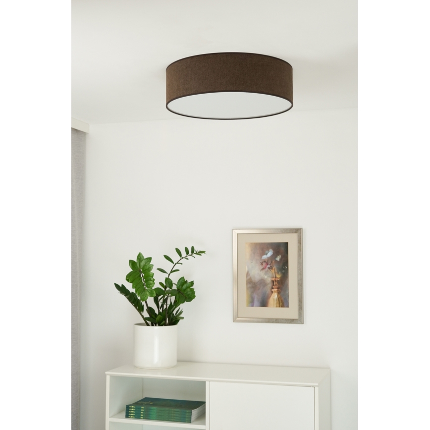 Duolla - LED Stropní svítidlo CORTINA LED/26W/230V pr. 45 cm hnědá