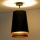 Duolla - Přisazený lustr BELL SHINY 1xE27/15W/230V černá/měděná