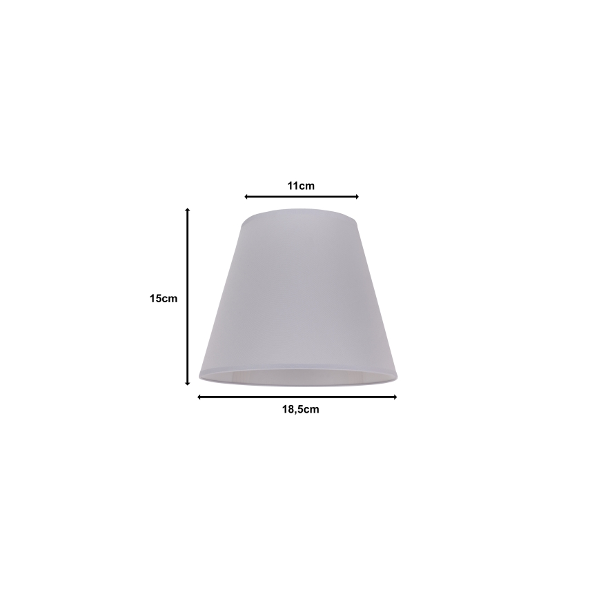 Duolla - Stínidlo SOFIA XS E14 pr. 18,5 cm šedá