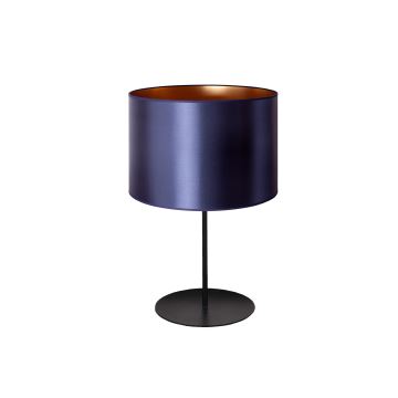 Duolla - Stolní lampa CANNES 1xE14/15W/230V 20 cm modrá/měděná/černá