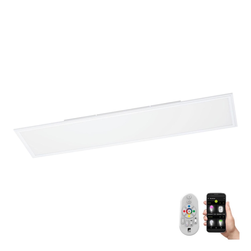 Eglo 33203 - LED RGBW Stmívatelný přisazený panel SALOBRENA LED/34W/230V + dálkové ovládání