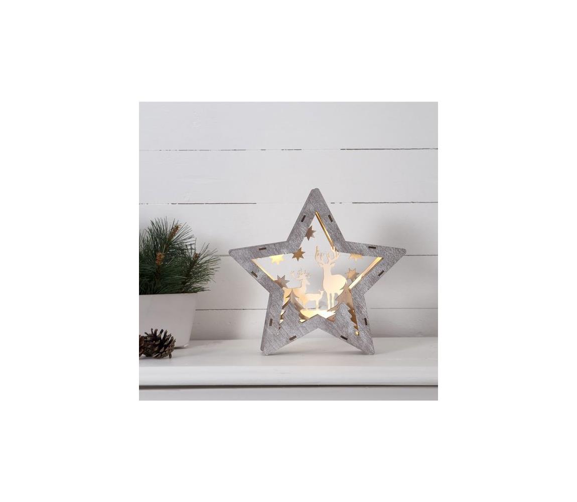 Eglo Eglo 410413 - LED Vánoční dekorace FAUNA 10xLED/0,03W/2xAAA EG410413
