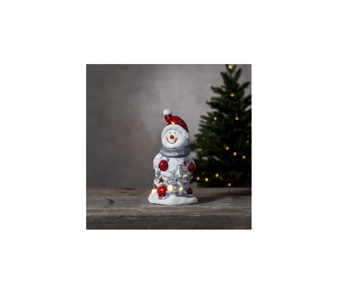 Eglo Eglo 411211 - LED Vánoční dekorace FRIENDS 6xLED/0,06W/2xAAA sněhulák EG411211