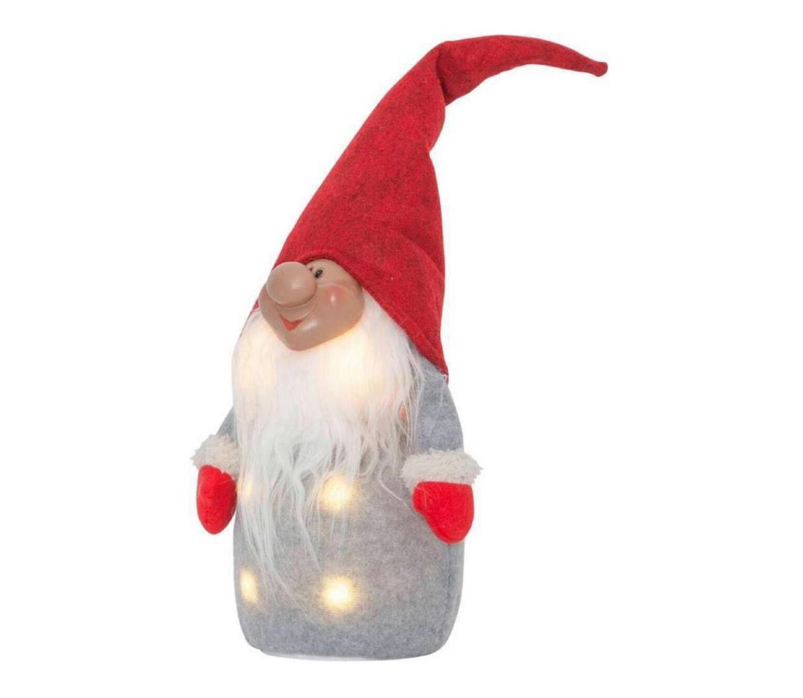 Eglo Eglo 411227 - LED Vánoční dekorace JOYLIGHT 6xLED/0,06W/3xAA červená/šedá EG411227
