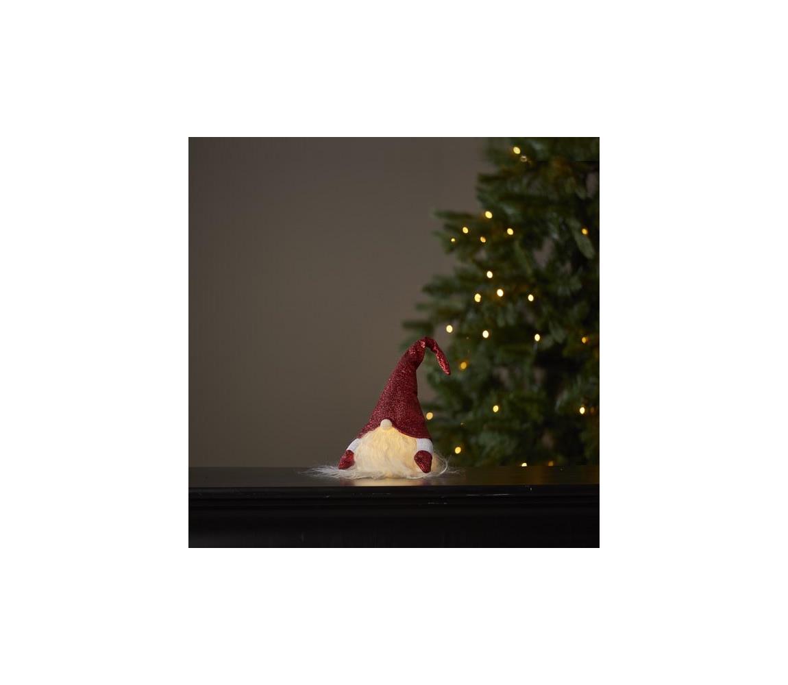 Eglo Eglo 411468 - LED Vánoční dekorace JOYLIGHT 1xLED/0,06W/3xAG13 červená EG411468