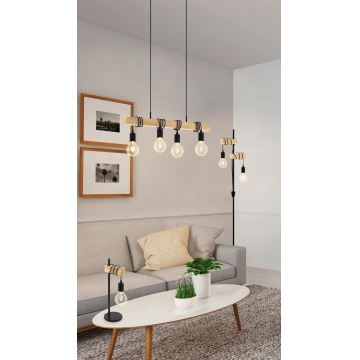 Eglo - Stolní lampa 1xE27/10W/230V - FSC certifikováno