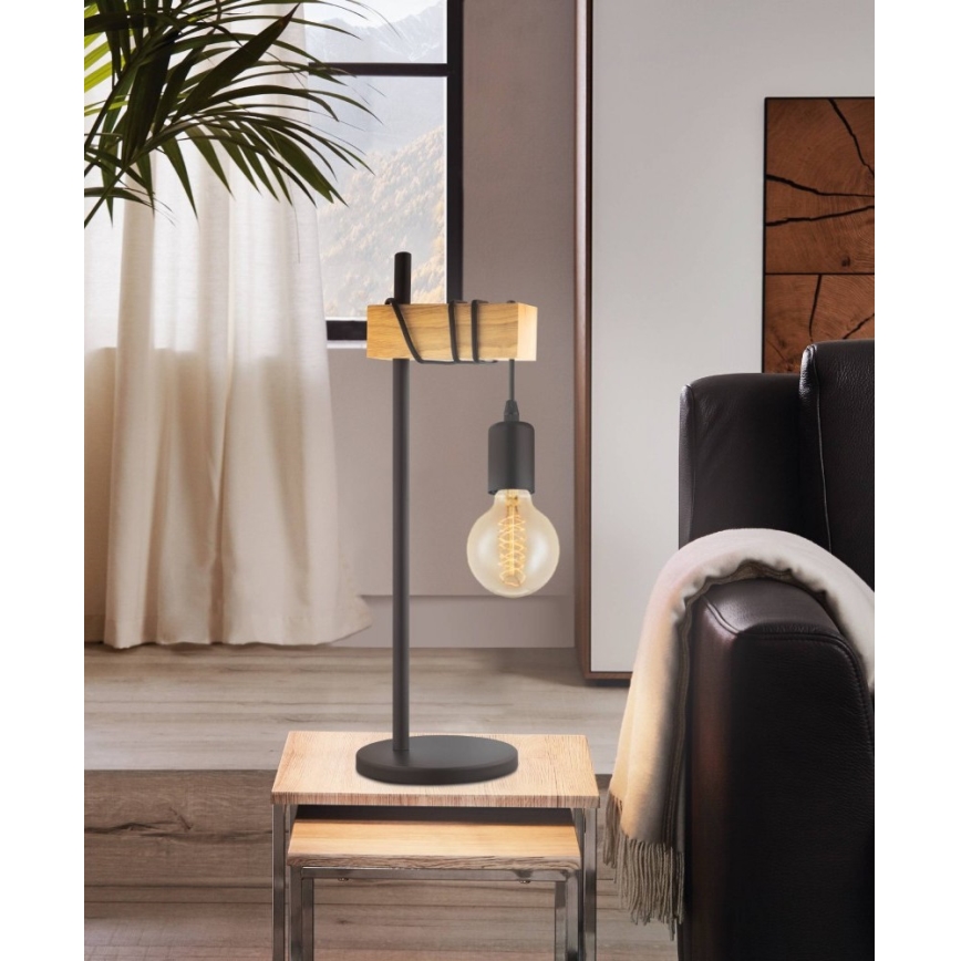 Eglo - Stolní lampa 1xE27/10W/230V - FSC certifikováno