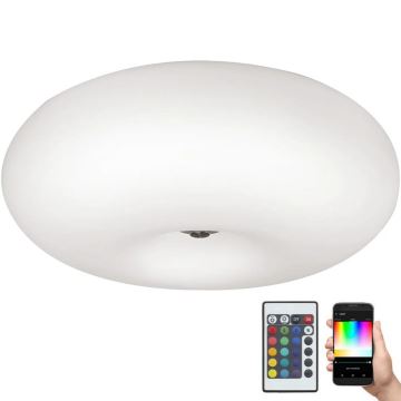 Eglo 75353 - LED RGBW Stmívatelné stropní svítidlo OPTICA-C 2xE27/7,5W/230V + dálkové ovládání