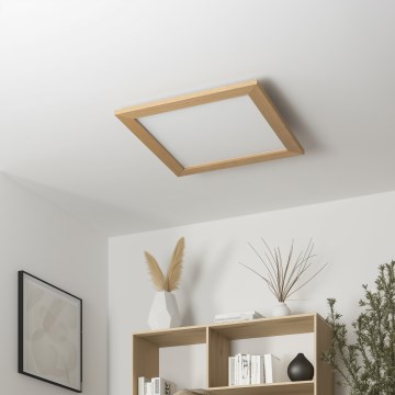 Eglo 75643 - LED Stropní svítidlo CALEMAR LED/19W/230V 4000K 43,7x 43,7 cm dub