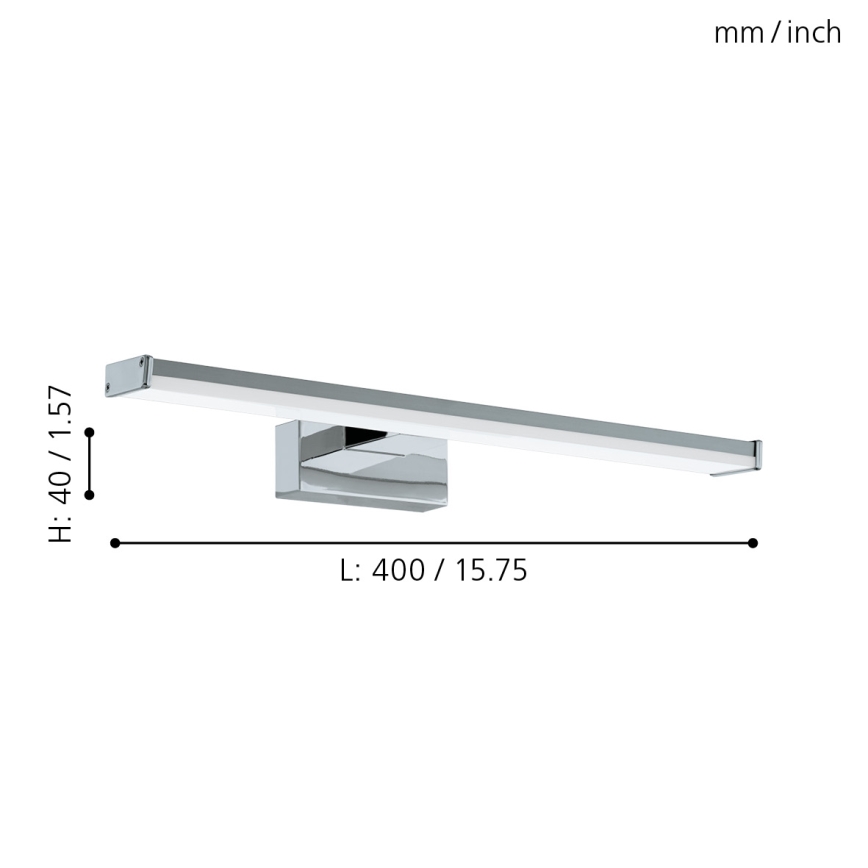 Eglo 79532 - LED Koupelnové osvětlení zrcadla SARNOR LED/7,4W/230V 40 cm IP44 chrom