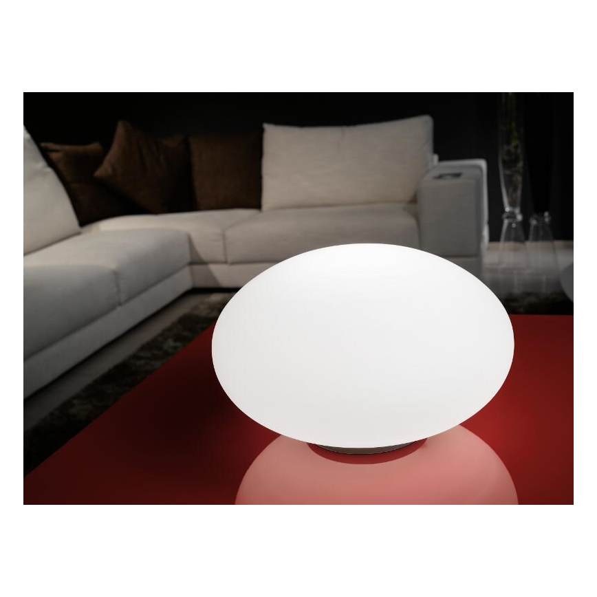 EGLO 87276 - Stolní lampa NARO 1xE27/60W stříbrná