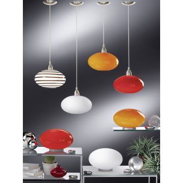 EGLO 87276 - Stolní lampa NARO 1xE27/60W bílá