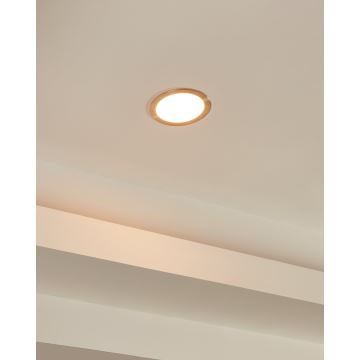 Eglo - LED Stmívatelné koupelnové podhledové svítidlo LED/10,5W/230V IP44 ZigBee