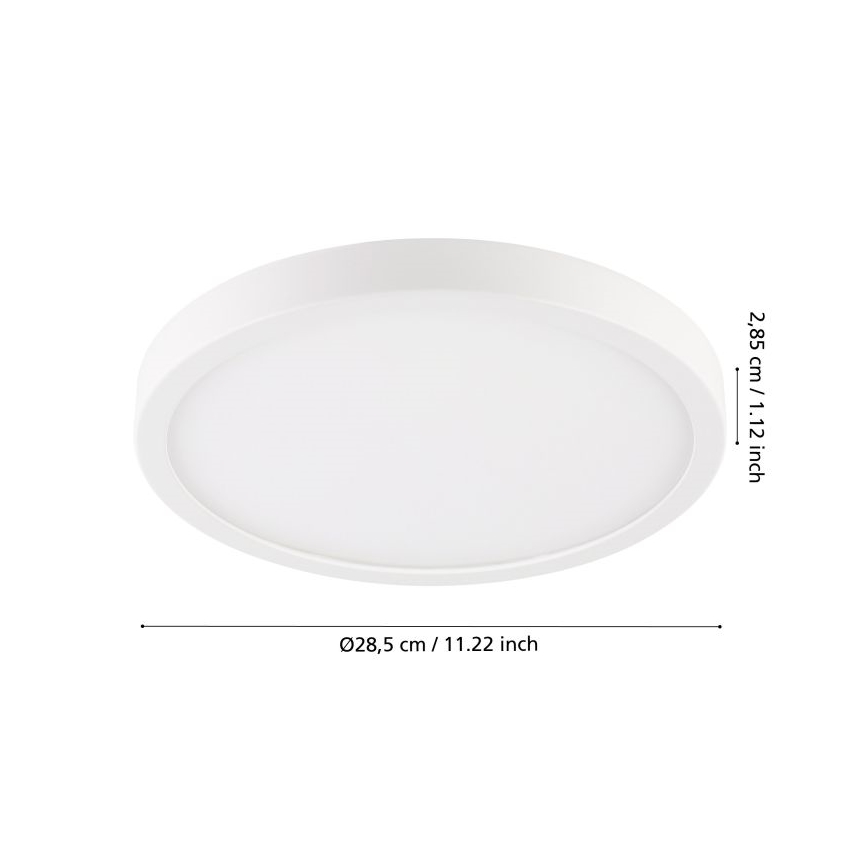 Eglo - LED Koupelnové stropní svítidlo LED/20,5W/230V IP44 bílá
