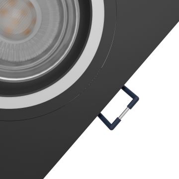 Eglo - LED RGBW Stmívatelné podhledové svítidlo LED/4,7W/230V černá