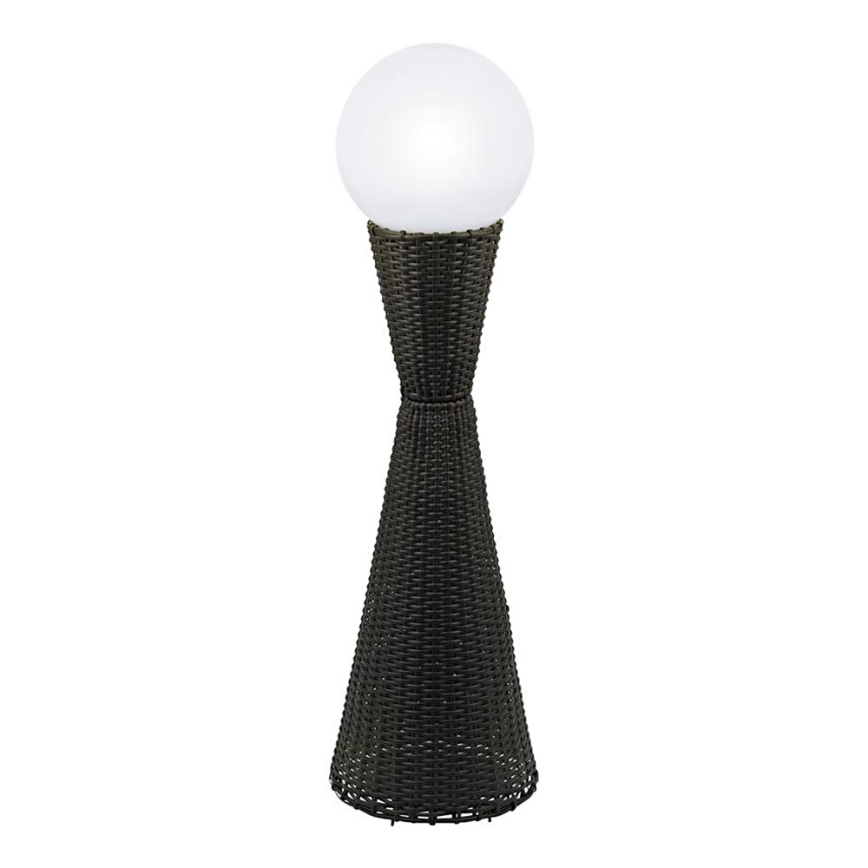 EGLO 91091 - Venkovní lampa CARPINO 1xE27/22W hnědá/bílá IP44