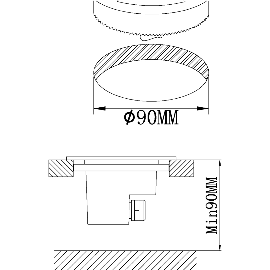 Eglo - LED Venkovní nájezdové svítidlo LED/2,5W/230V IP67