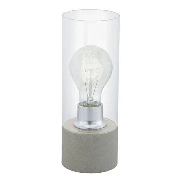 Eglo 94549 - Stolní lampa TORVISCO 1xE27/60W/230V šedá