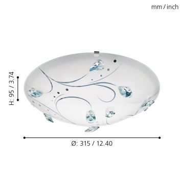 Eglo - LED stropní svítidlo LED/16W/230V