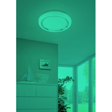 Eglo - LED RGBW Stmívatelné stropní svítidlo CAPASSO-C LED/17W/230V