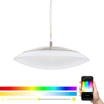 Eglo 97812 - LED RGB Stmívatelný lustr na lanku FRATTINA-C 1xLED/27W/230V