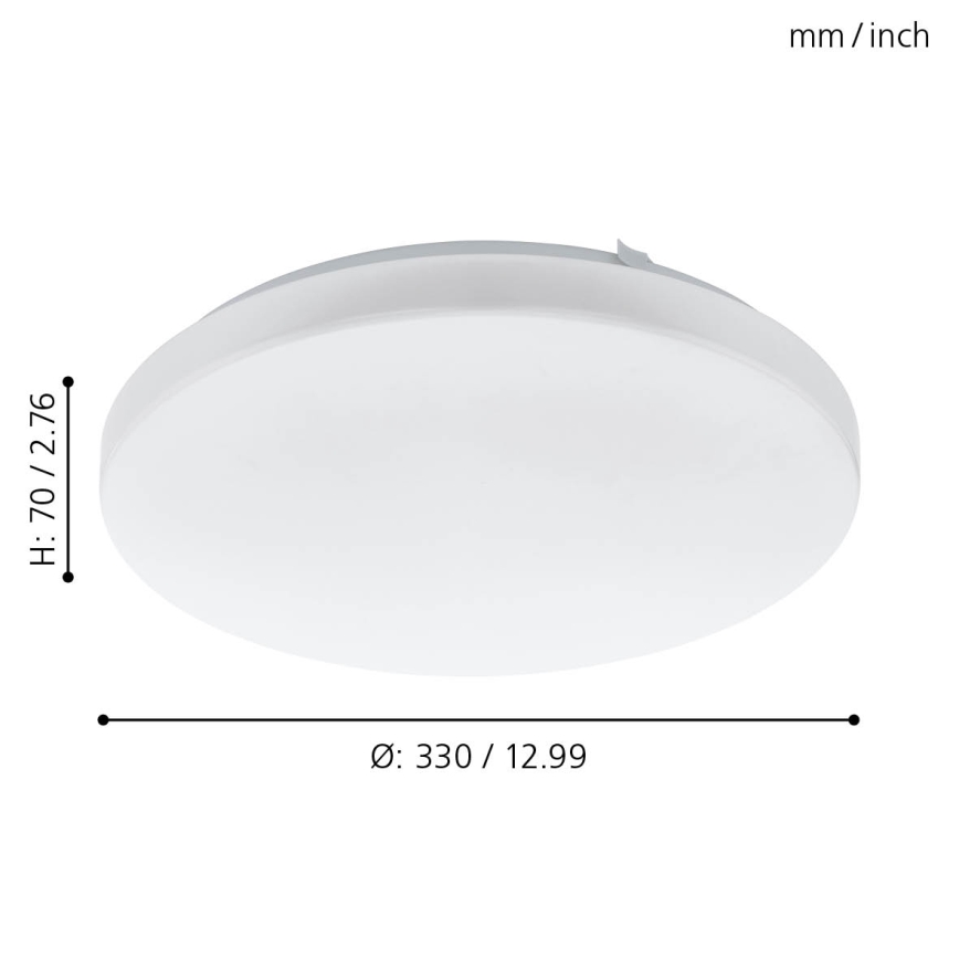 Eglo - LED Stropní svítidlo LED/17,3W/230V