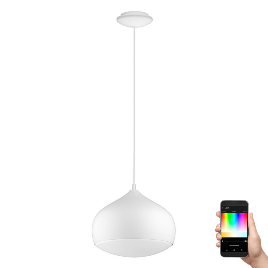 Eglo - LED RGBW Stmívatelný lustr na lanku COMBA-C LED/18W/230V Bluetooth