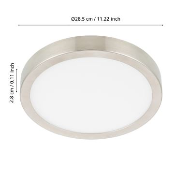 Eglo - LED Stmívatelné koupelnové stropní svítidlo LED/19,5W/230V 2700-6500K IP44 ZigBee