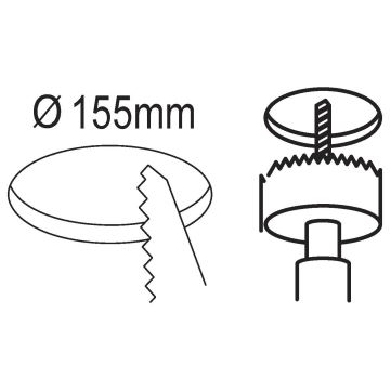 Eglo - LED Podhledové svítidlo 5 LED/10,5W/230V