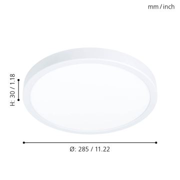 Eglo - LED Stropní svítidlo LED/20W/230V