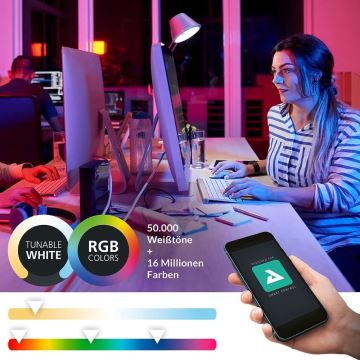 Eglo - LED RGBW Stmívatelné stropní svítidlo LED/16W/230V ZigBee
