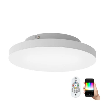 Eglo - LED RGB Stmívatelné stropní svítidlo TURCONA-C LED/15W/230V + dálkové ovládání