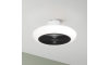 Eglo - LED Stmívatelný stropní ventilátor LED/25,5W/230V bílá/černá + dálkové ovládání