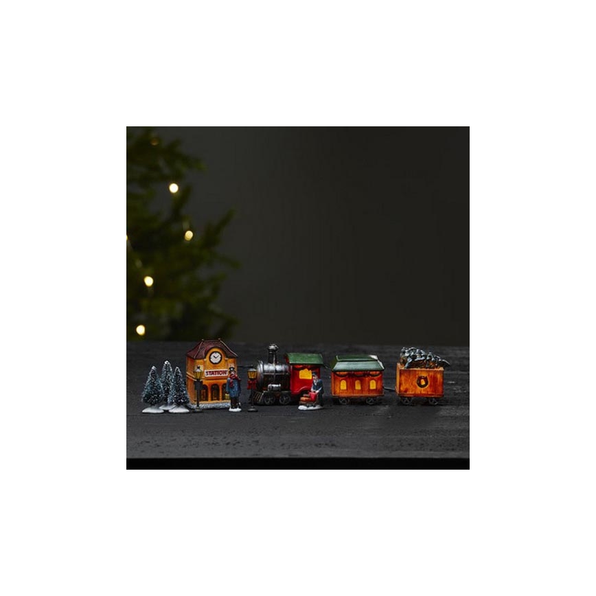 Eglo - LED Vánoční dekorace 4xLED/0,018W/2xAA
