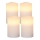 Eglo - SADA 4x LED Vánoční dekorace 1xLED/0,066W/3xAAA bílá
