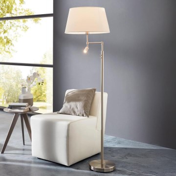 Eglo - Stojací lampa 1xE27/60W + 1xLED/2,1W