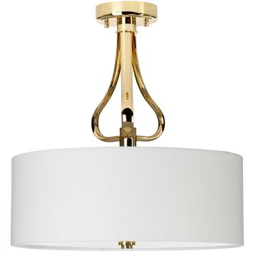 Elstead - LED Koupelnový lustr na tyči FALMOUTH 1xG9/3W/230V IP44 béžová/zlatá