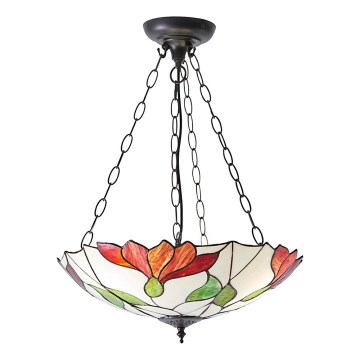 Endon 70946 - Lustr na řetězu BOTANICA 3xE27/60W/230V pr. 45 cm